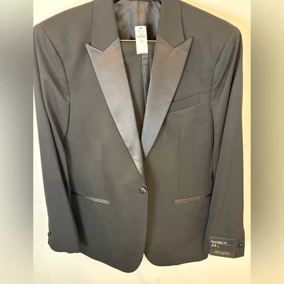 NWT Banana Republic Black Tuxedo Jacket only. Tailored Fit. 44L jacket. - Picture 5 of 9